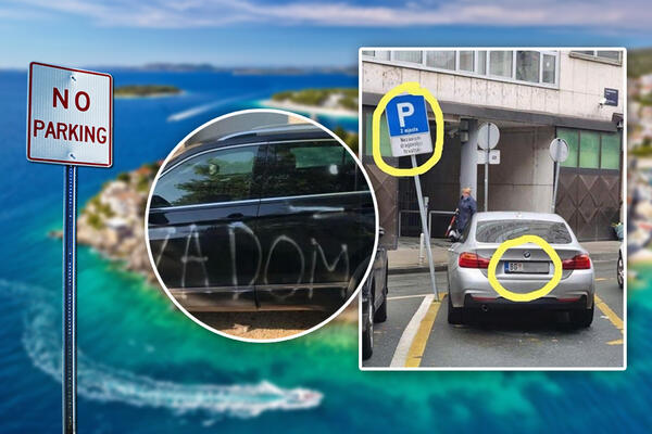 SRBIN PREŠAO IGRICU U HRVATSKOJ! Dok oni pišu po automobilima "ZA DOM SPREMNI", ovaj naš NE J*** ŽIVU SILU! FOTO