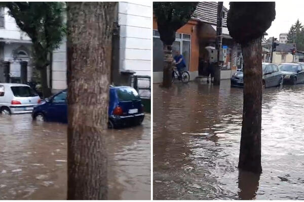 HAVARIJA NAKON OLUJE U NIŠU! Ulice potopljene, ljudi zarobljeni po kafićima, vetar nosio sve pred sobom (VIDEO)