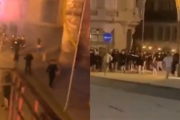 HRVATSKI HULIGANI NAPRAVILI HAOS U PORTUGALU! Ljudi bežali u panici, spašavali živu glavu pred MASKIRANIM vandalima
