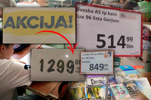 PRUT ČAJNE JEFTINIJI OD 1 SVESKE! Imamo još BISERA, roditelji ne mogu da se SABERU od TROŠKOVA, žestok udar na DŽEP