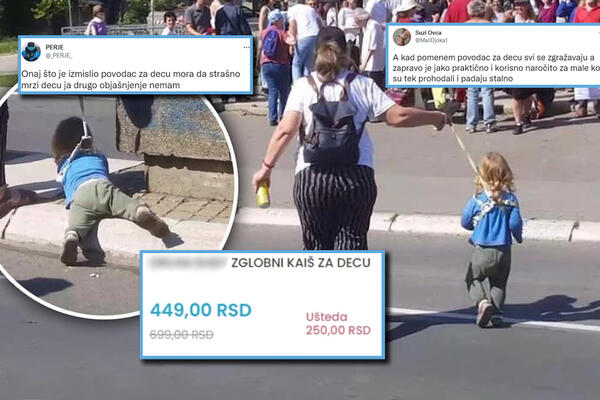 SUROVO ILI KORISNO? Povodac za decu posvađao SRBE na Tviteru, a cena stvarčice - za džabe!