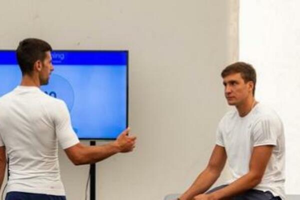 OVO JE MNOGO VIŠE OD TENISKOG CENTRA! Slike Đokovića i Bogdanovića na zajedničkom treningu (FOTO)