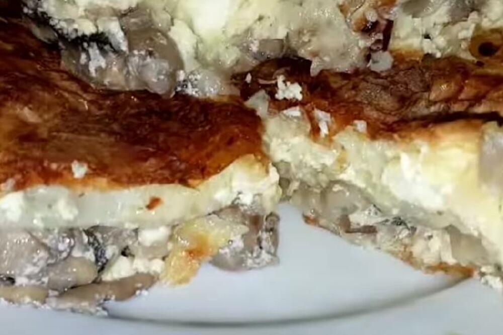 SLAVONSKA PITA SA PEČURKAMA I SLANINOM: Napravite je VEĆ SUTRA, sočna je zbog OVOG PRELIVA (RECEPT)