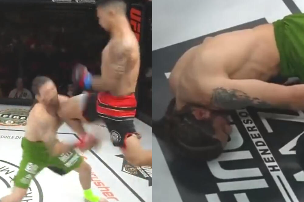 DA LI SMO VIDELI NOKAUT GODINE? "Letećim kolenom" ga momentalno poslao u zemlju snova! (VIDEO)