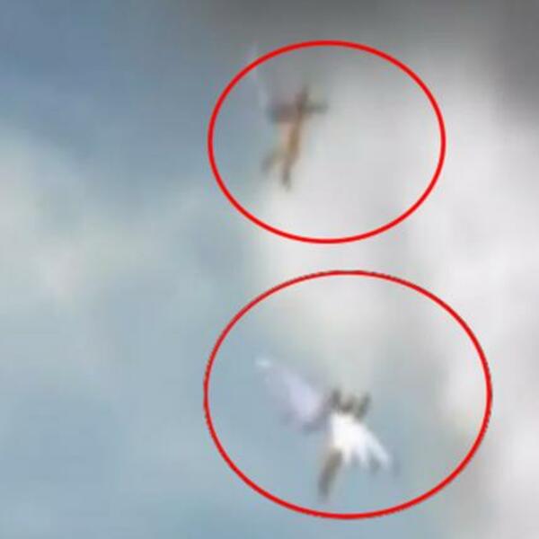 PUTINK IZ AVIONA SNIMIO ANĐELE?! Paranormalan snimak se deli mrežama, sve se JASNO VIDI! (VIDEO)