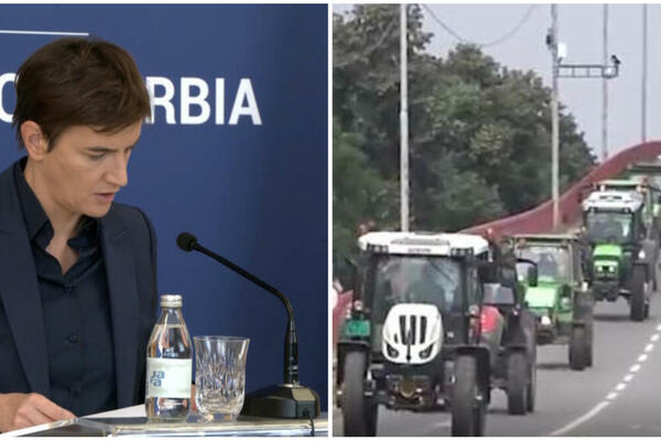 Počeo sastanak Ane Brnabić i poljoprivrednika koji protestuju