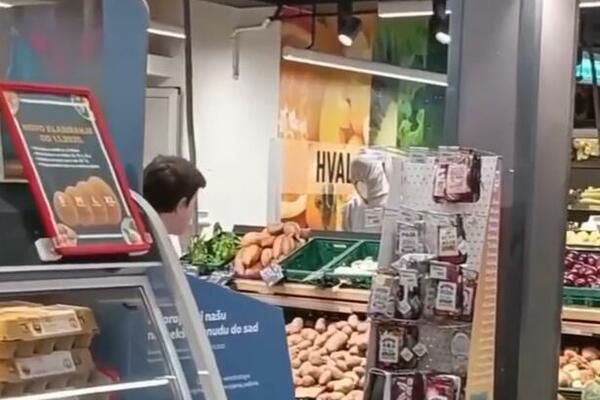 SABLASAN PRIZOR IZ MARKETA U BG-U: Dobro pogledajte SNIMAK, ovo je da se NAJEŽIŠ! (FOTO/VIDEO)