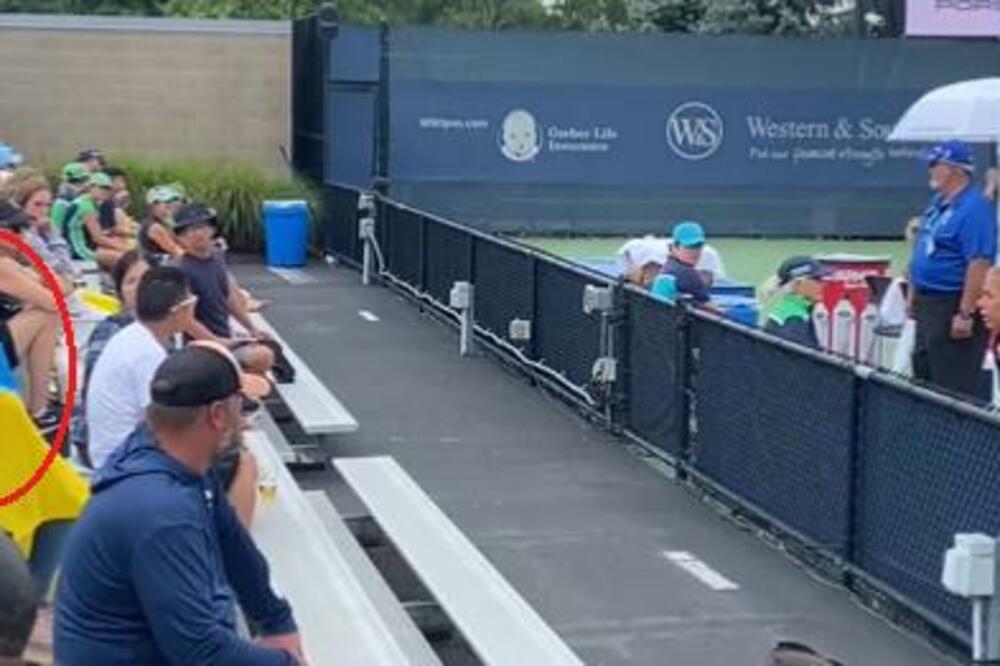 SKANDAL: Došla na meč Ruskinja sa ukrajinskom zastavom, pa IZBAČENA! "Novakomrzac" odmah pomenuo Srbe! (VIDEO)