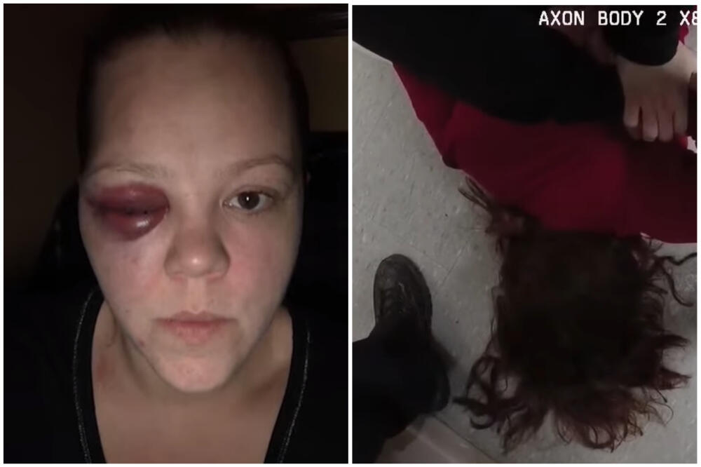ŠOKANTAN SNIMAK PREBIJANJA ŽENE U PRITVORU! Policajac je udarao gde stigao, NIJE ZA ONE SA SLABIM ŽELUCEM! (VIDEO)