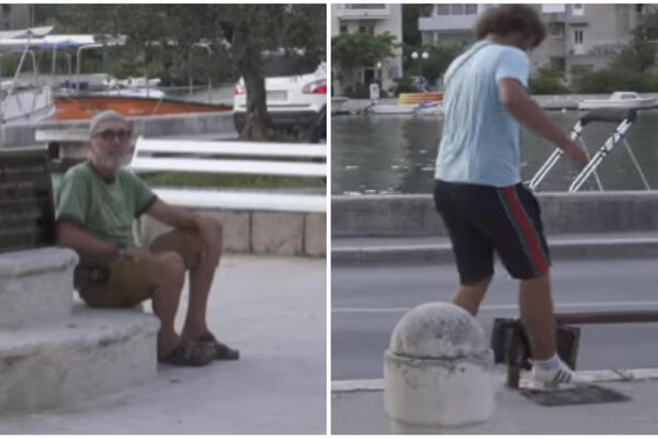 UMETNIK JE POSTAVIO PLOČU SA NATPISOM "KAD SE SRBIN I HRVAT SLOŽE": A onda je došao ovaj HULIGAN, SRAM TE BILO!