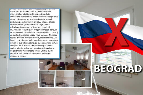 NE IZDAJEMO STAN RUSIMA, IMAMO DOBAR RAZLOG: Oglas iz Beograda ZAPALIO mreže, ljudi u ŠOKU! (FOTO)