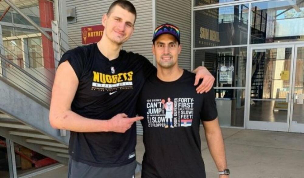 Nikola Jokić i Felipe Ajhenberger