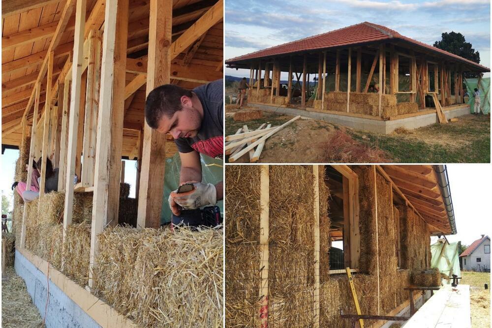 ĐURĐEVIĆI PRAVE KUĆU OD SLAME I BLATA: Hteli nešto nesvakidašnje za porodicu, pa napravili OVO!