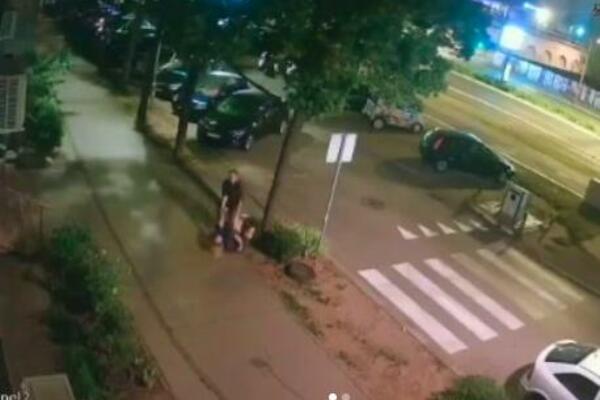 HOROR NASILJE USRED BEOGRADA, VUČE DEVOJKU PO PODU, KAMERE SVE SNIMILE: Šutira je dok ona bespomoćno vrišti (VIDEO)