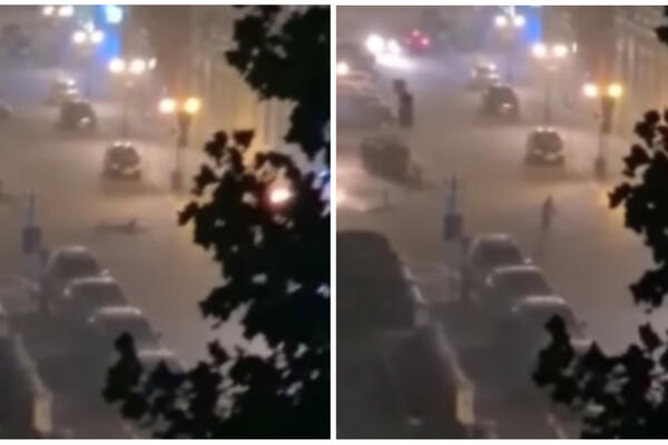 DOK DRUGI KUNU I PROKLINJU NEVREME ON SE ZABAVLJA: Evo šta je mladić uradio nakon OLUJE u Novom Sadu, svi su u ŠOKU