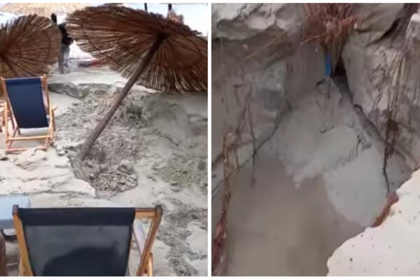 NAJPOZNATIJA PLAŽA U SRBIJI NAKON OLUJE: Izgleda NEPREPOZNATLJIVO, ljudi se krste kada vide prizor! (VIDEO)