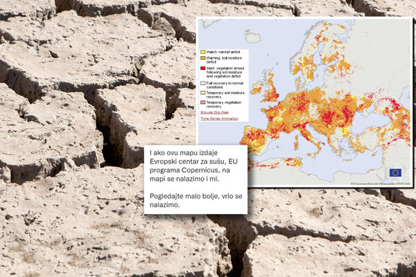 SRBIJA JE VRELA TAČKA KLIMATSKIH PROMENA! Na Evropskoj listi smo u CRVENOM, prete nam EKSTREMNE SUŠE (FOTO)