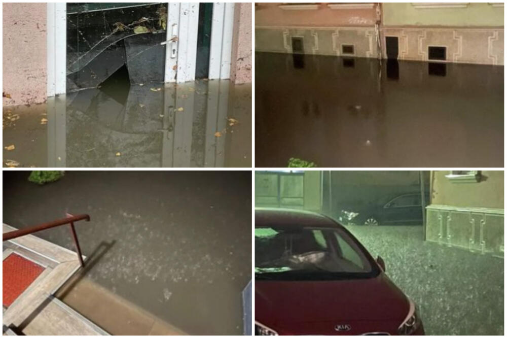 APOKALIPTIČNE SLIKE IZ NOVOG SADA: Ulica Đure Jakšića potopljena, voda ušla u kuće, STRAHOTNO! (FOTO)