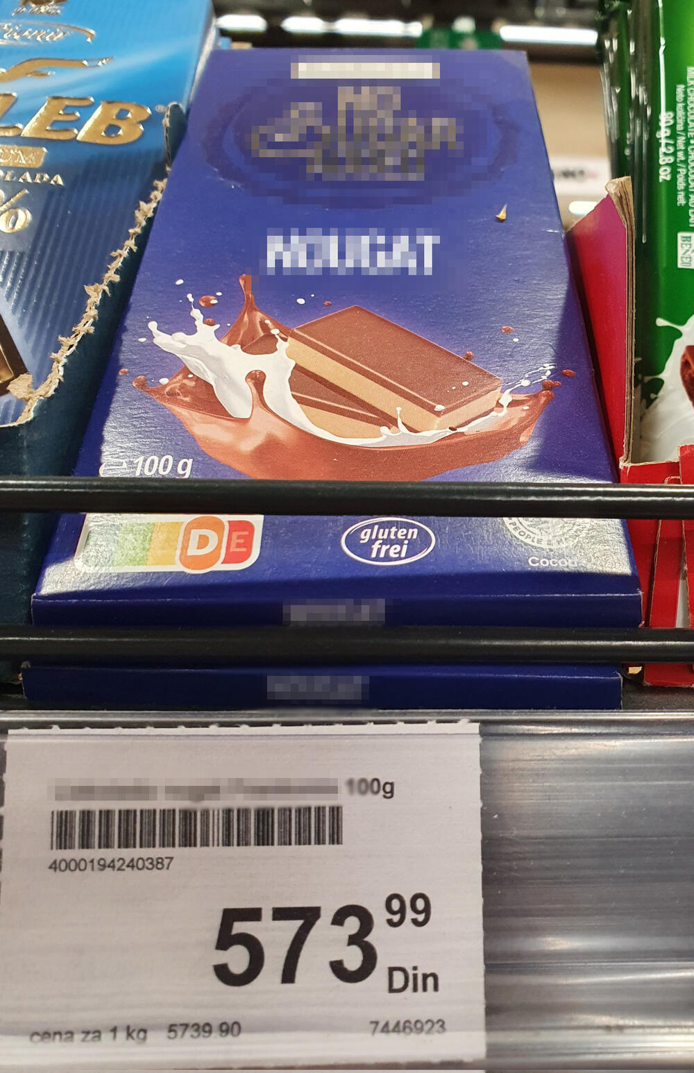 Čokolada, Mlečna čokolada, Crna čokolada