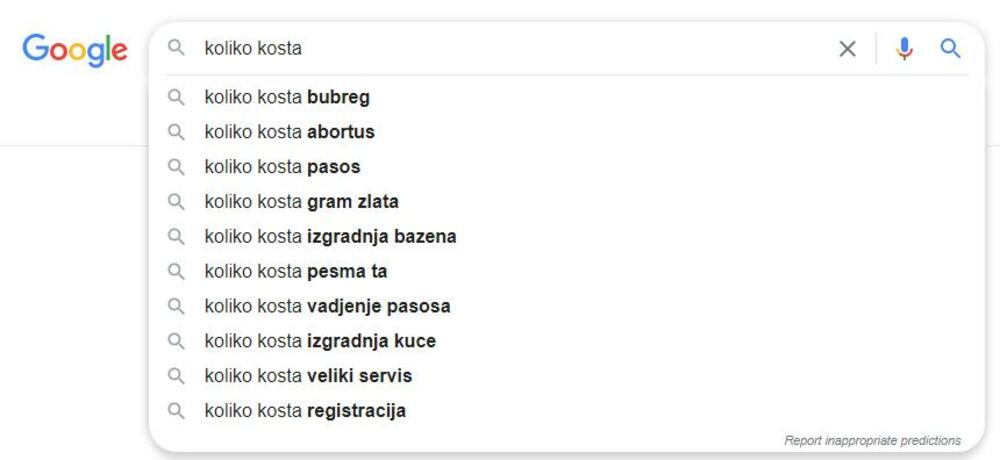 Google pretraga