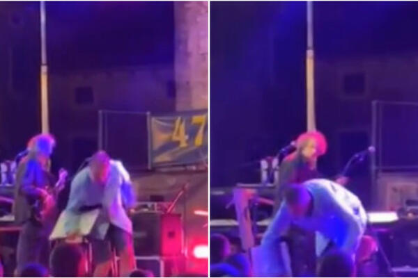 PROSUO SE KOLIKO JE TEŽAK! POZNATI HRVATSKI PEVAČ NA NASTUPU PAO SA BINE NA GLAVU!