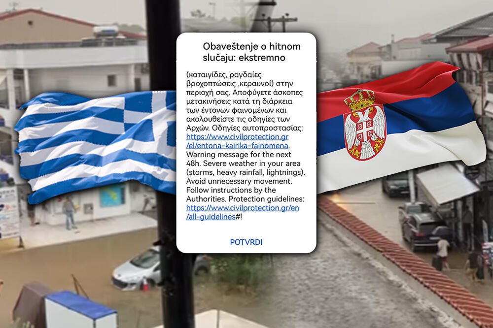 SRBIMA U GRČKOJ STIGLA UPOZORAVAJUĆA PORUKA: Ovo će se desiti za narednih 48 sati, može biti JEZIVO! (FOTO)