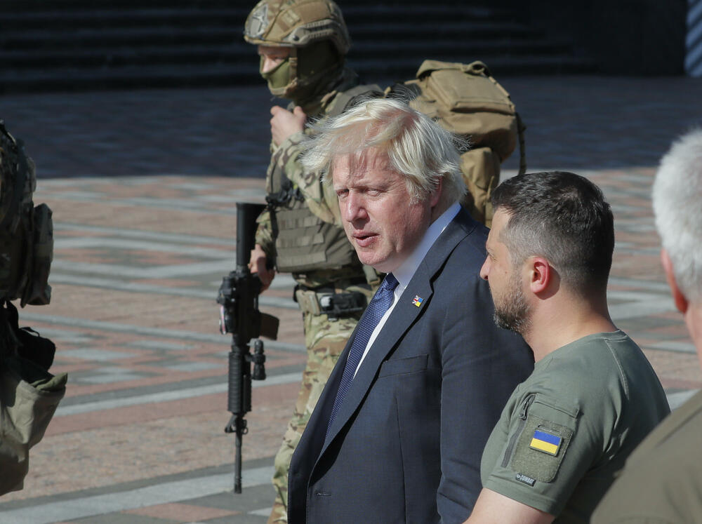 Volodimir Zelenski, Boris Džonson