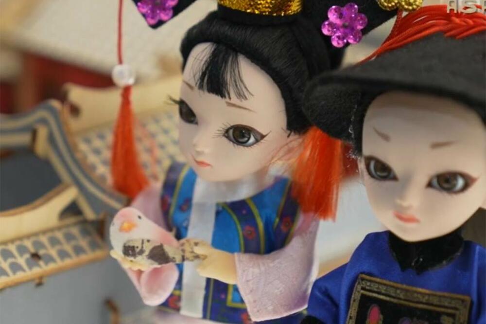 Kineska lutka od svile