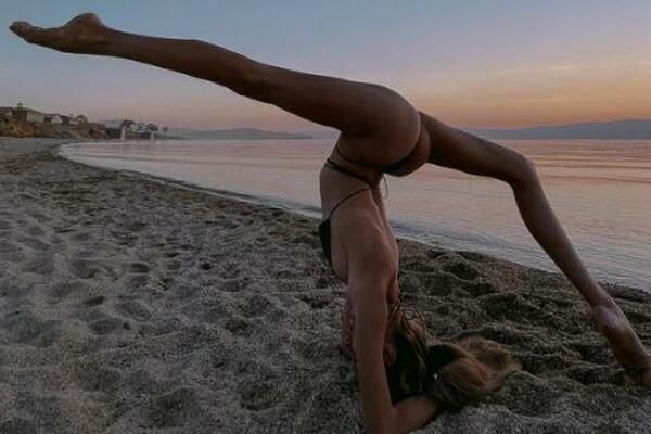 ANA JE ŽENA SA NAJDUŽIM NOGAMA: Pokazala šta sve RADI SA NJIMA, ovako umeće niko nema (FOTO)