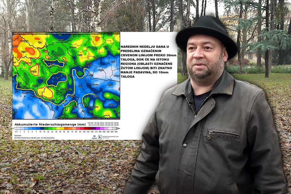 OD SEPTEMBRA OSETNIJE OSVEŽENJE: Meteorolog Čubrilo najavio PLJUSKOVE I GRMLJAVINU! (FOTO)