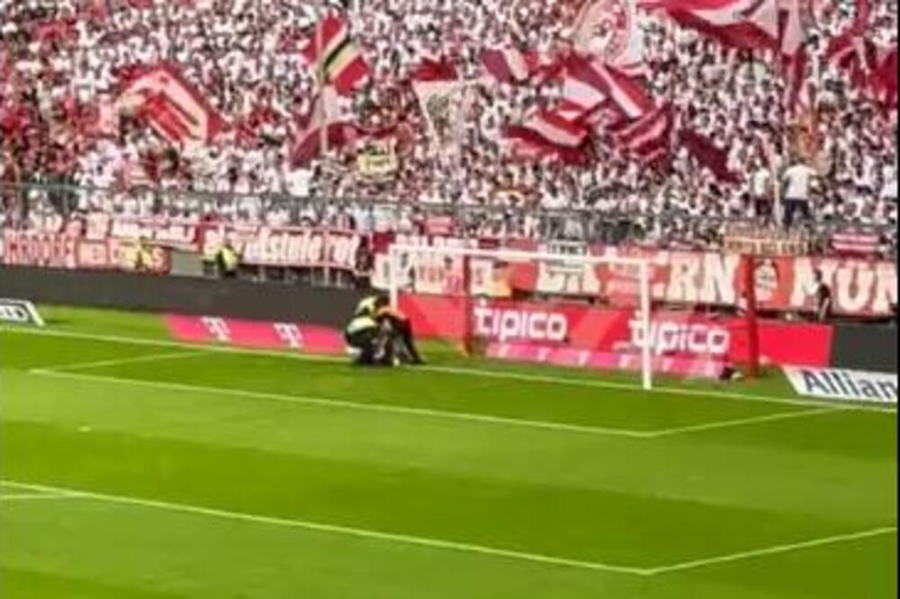BIZARNA SCENA NA ALIJANC ARENI: Navijač utrčao na teren, a onda je usledio šok svih navijača na stadionu! (VIDEO)