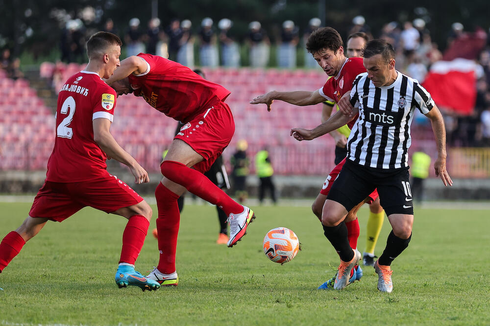 NATHO JE POGODIO PRED SAM KRAJ MEČA: Evo kako je Izraelac doneo veliku radost svim navijačima Partizana! (VIDEO)