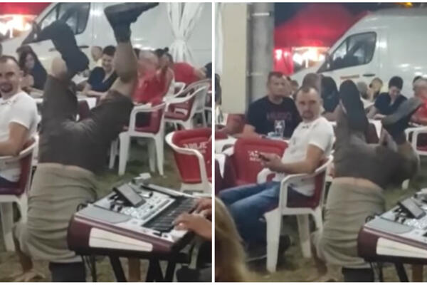 DEDA ZABLISTAO NA VAŠARU U RAKOVICI: Dubio mortus pijan na GLAVI, ovo ima samo u SRBIJI! (VIDEO)
