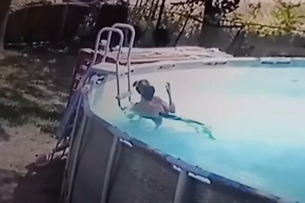 DOBILA NAPAD U BAZENU, PA POČELA DA SE DAVI: Nikada nećete poverovati ko ju je SPASIO, ovo mu nije PRVI PUT! VIDEO