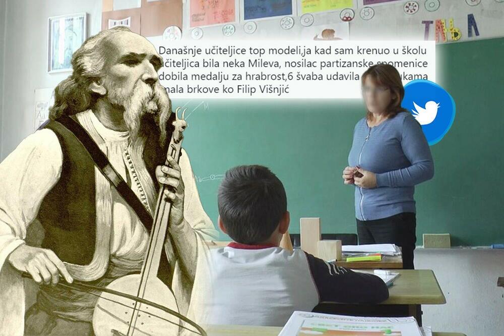 "DANAŠNJE UČITELJICE TOP MODELI, MOJA BILA MILEVA SA BRKOVIMA KO VIŠNJIĆ": Objava raspalila Srbe, a šta vi mislite?