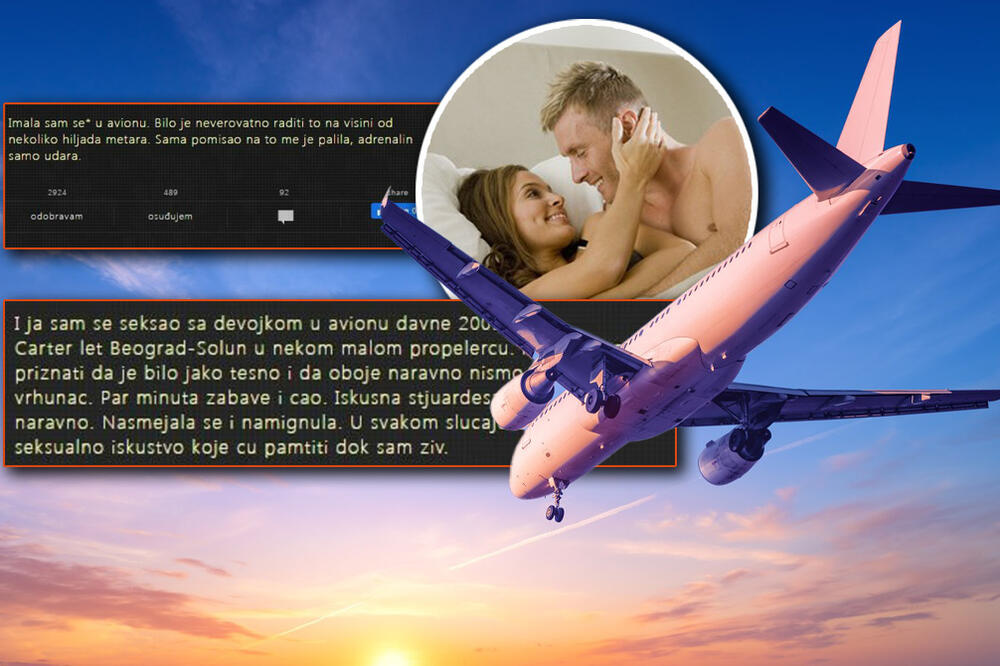 "IMALA SAM SE*S U AVIONU, ADRENALIN SAMO UDARA"! Srpkinja prenela iskustvo sa VISINE, pljuštali PERVERZNI komentari