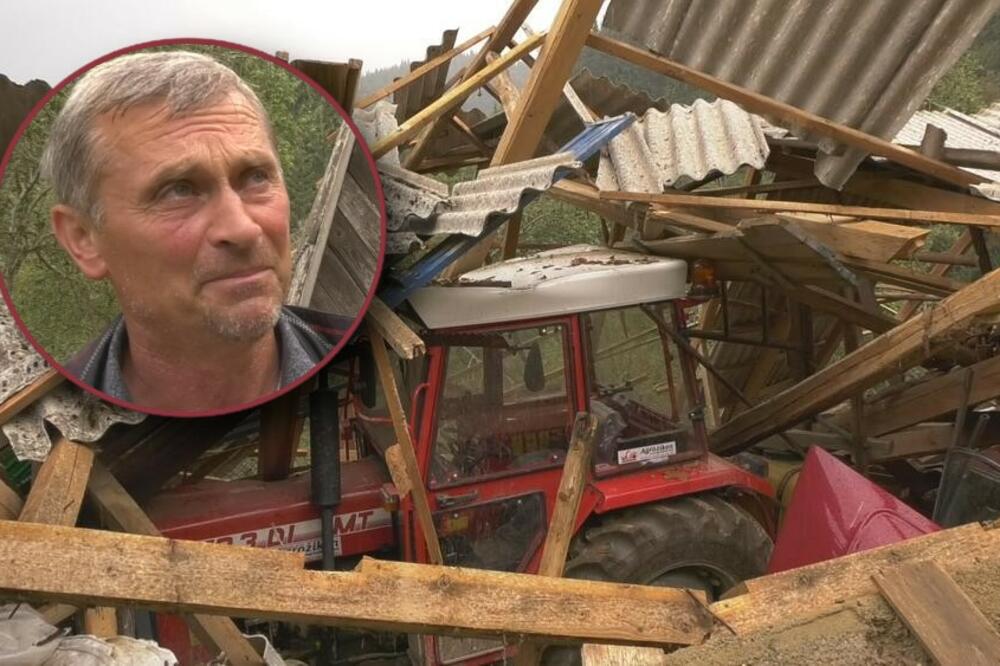 SUZE SAME TEKU, NE MOGU DA VERUJEM ŠTA ME SNAŠLO: Marko ugledao prizor KATAKLIZME i samo ga steglo u grudima (FOTO)