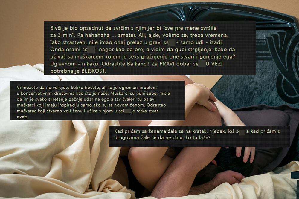 "NE SKIDA MI SE ZA MINUT SE*SA": Šokantne priče žena o muškarcima, JEDNA je bila BRUTALNA, ceo region na nogama!