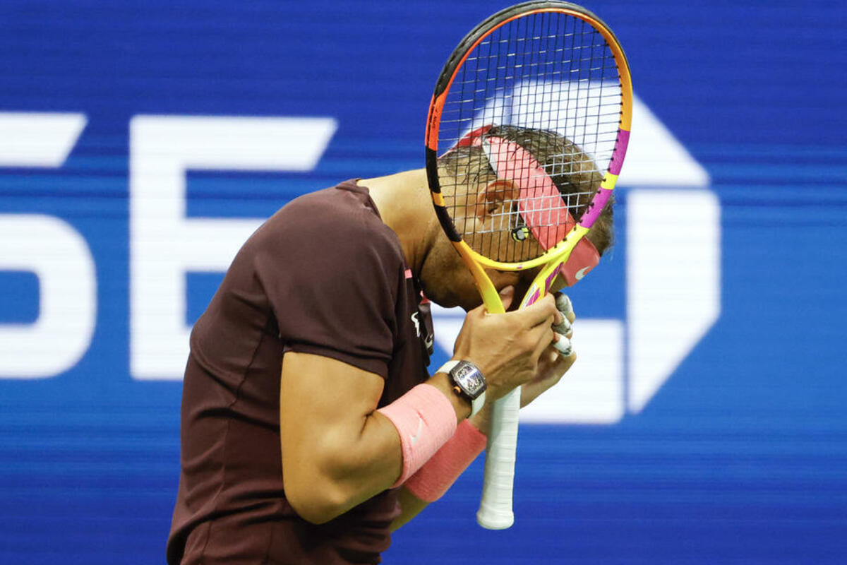 Турнир по теннису майами 2024 мужчины. Rafael Nadal us open 2022. Тиафо Надаль us open. Новая ракетка Рафаэля Надаля.