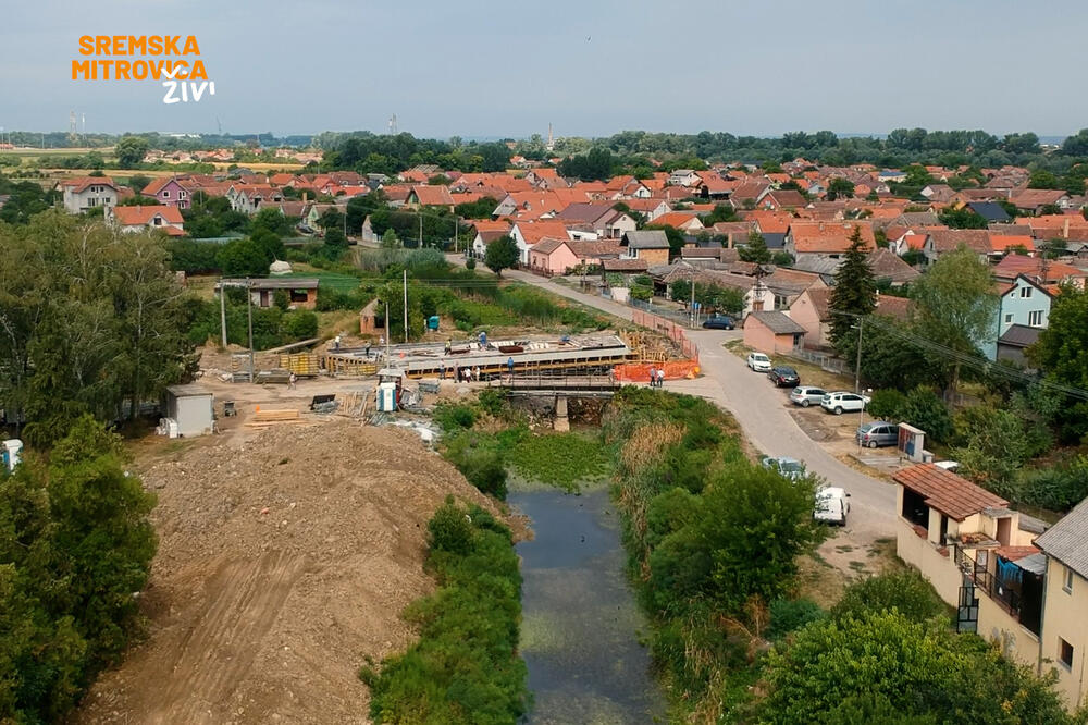 MOST KOJI SE GRADI U SREMSKOJ MITROVICI REŠAVA BROJNE PROBLEME: Projekat vredi 60 miliona dinara! (FOTO)