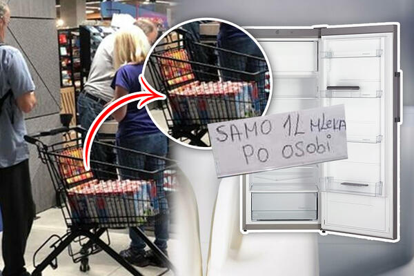 SRPKINJA UHVAĆENA KAKO PRAVI ŠTEK MLEKA USRED BEOGRADA: Iskoristila PRILIKU i natovarila KOLICA bez SRAMA! (FOTO)