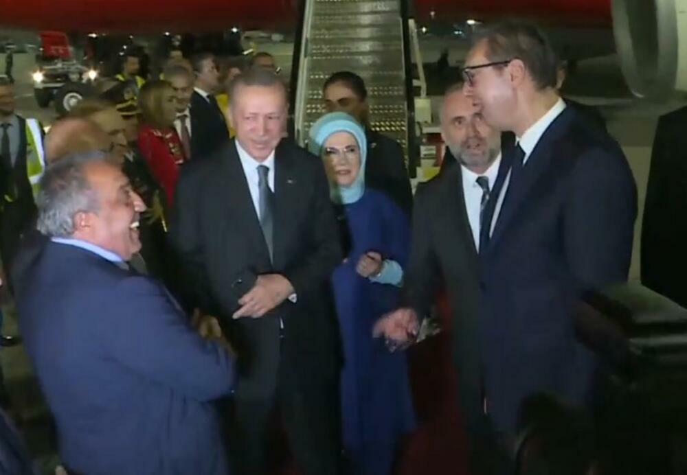 Redžep Tajip Erdogan, Erdogan stigao u Srbiju