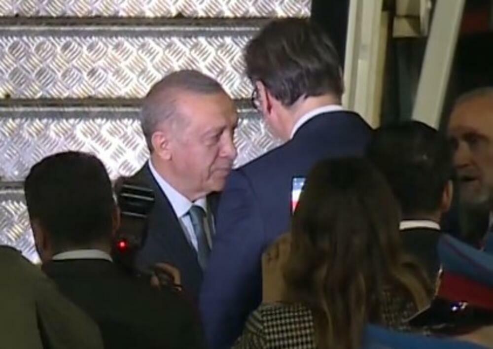 Redžep Tajip Erdogan, Erdogan stigao u Srbiju
