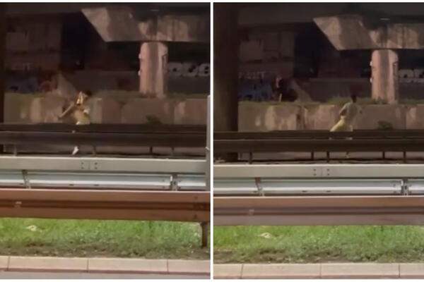 POGLEDAJTE ŠTA RADI OVAK MOMAK NASRED AUTOKOMANDE: Ljudi gledaju i krste se, DA LI JE OVO MOGUĆE? (VIDEO)