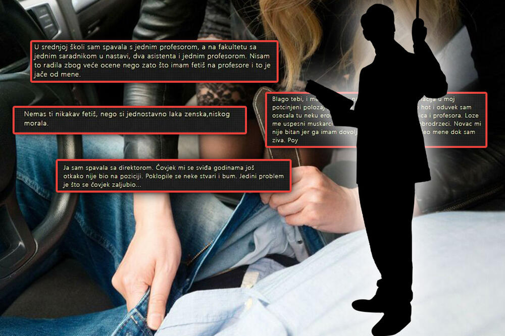 SKANDALOZNE PRIČE UČENICA U SRBIJI! Sve su imale odnose sa PROFESORIMA, jedna ima OPASAN fetiš, PERVERZNO! (FOTO)