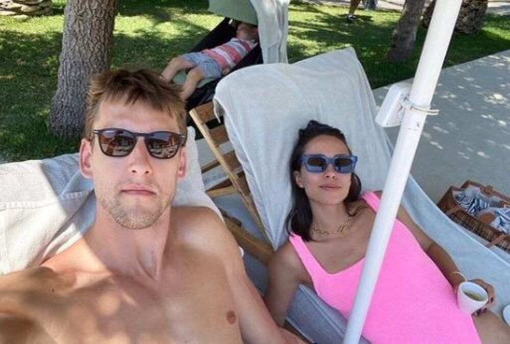 Jan Veseli sa suprugom Natalijom