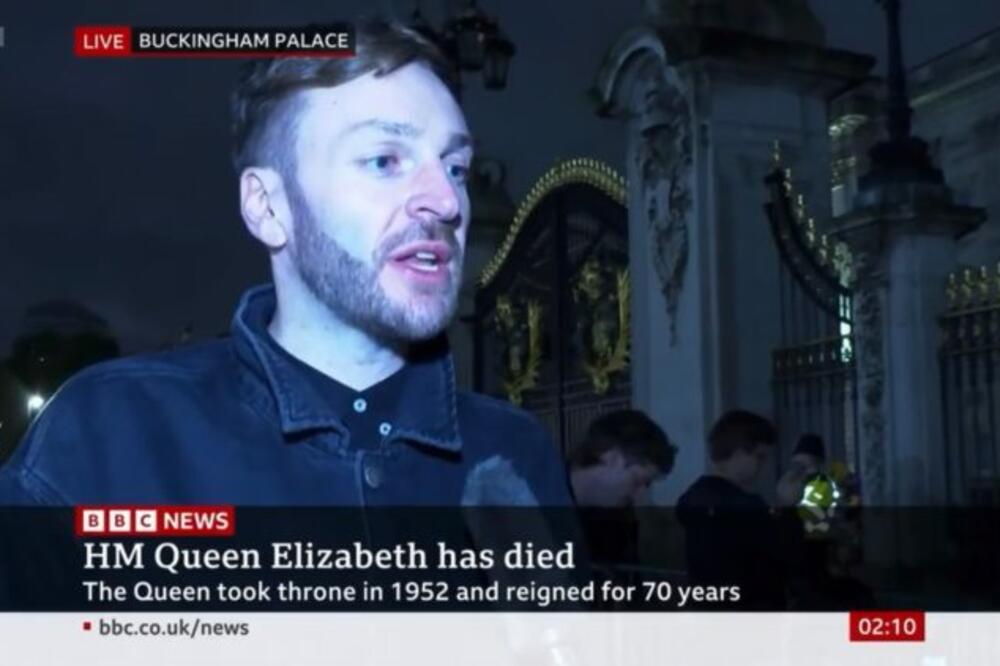 HIT VIDEO NA BBC! Britanac nije imao pojma da je UMRLA kraljica Elizabeta, pogledajte NJEGOVU REAKCIJU (VIDEO)