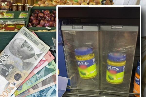 "MOŽETE LI DA OTKLJUČATE SEF DA UZMEM BLAGO?" Šok prizor iz supermarketa u Srbiji, ŠTA SE KRIJE IZA OVOGA? (FOTO)