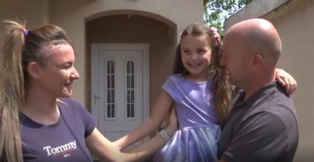 Ana Miletić sa porodicom