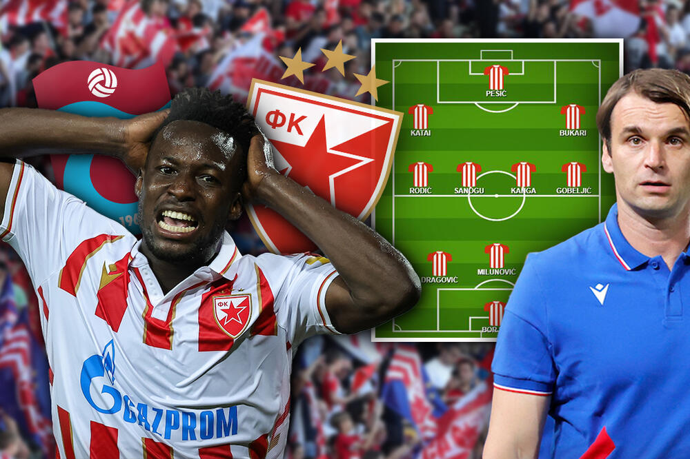 OVAKO ĆE IZGLEDATI SASTAV ZVEZDE PROTIV TRABZONA! Milojević bez Mirka Ivanića, ZAHTEVA SE MANEVAR!